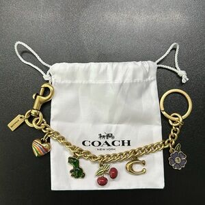 Coach Motif Chain Bag Charm